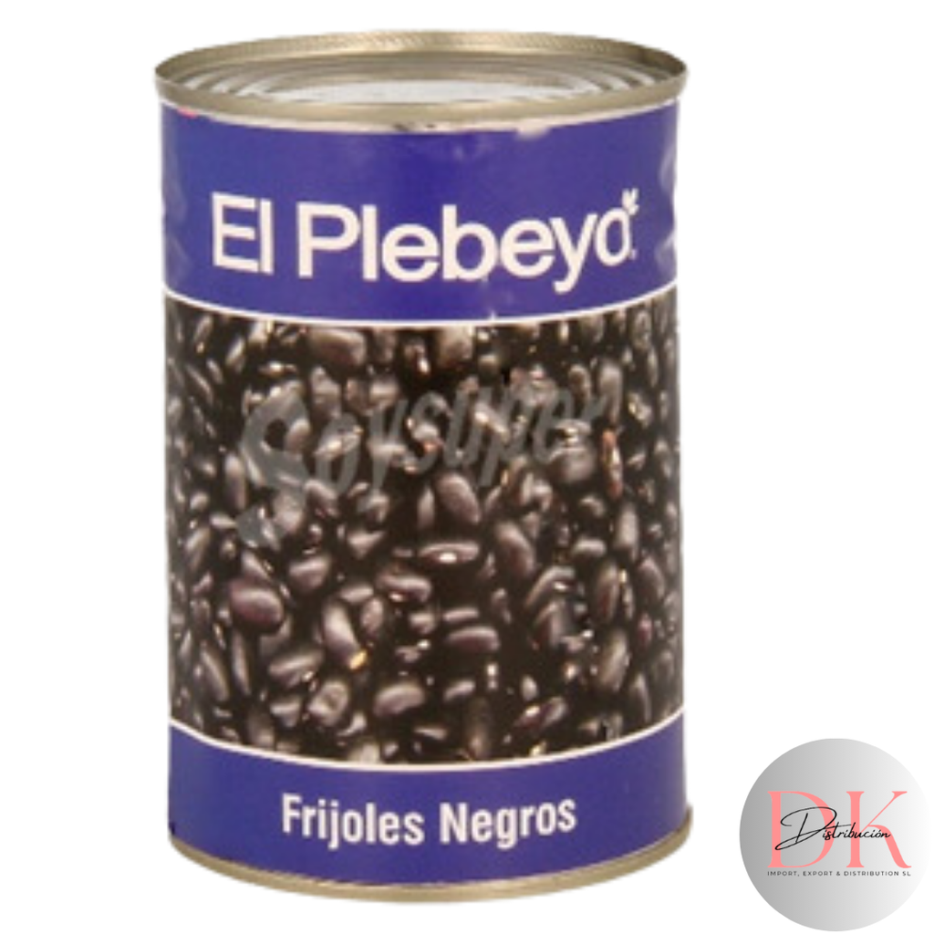 El Plebeyo Lata Frijol Negro 425ml