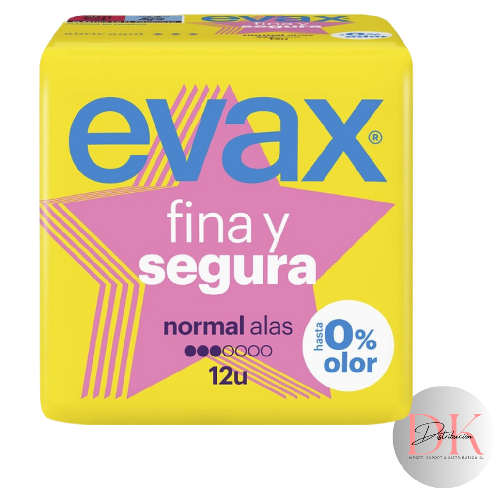 Evax Fina Y Segura Con Alas Normal 12u