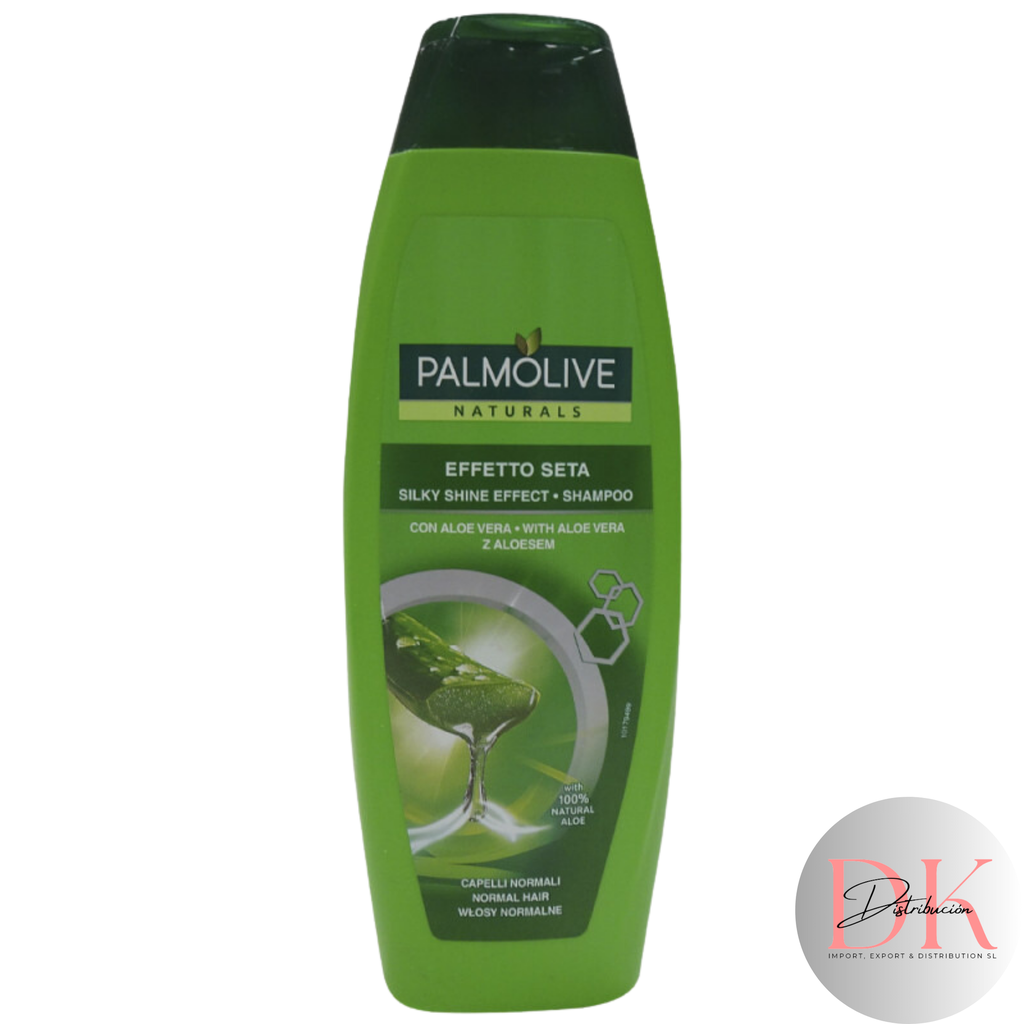 Palmolive champú 350 ml. Efecto seda aloe vera.