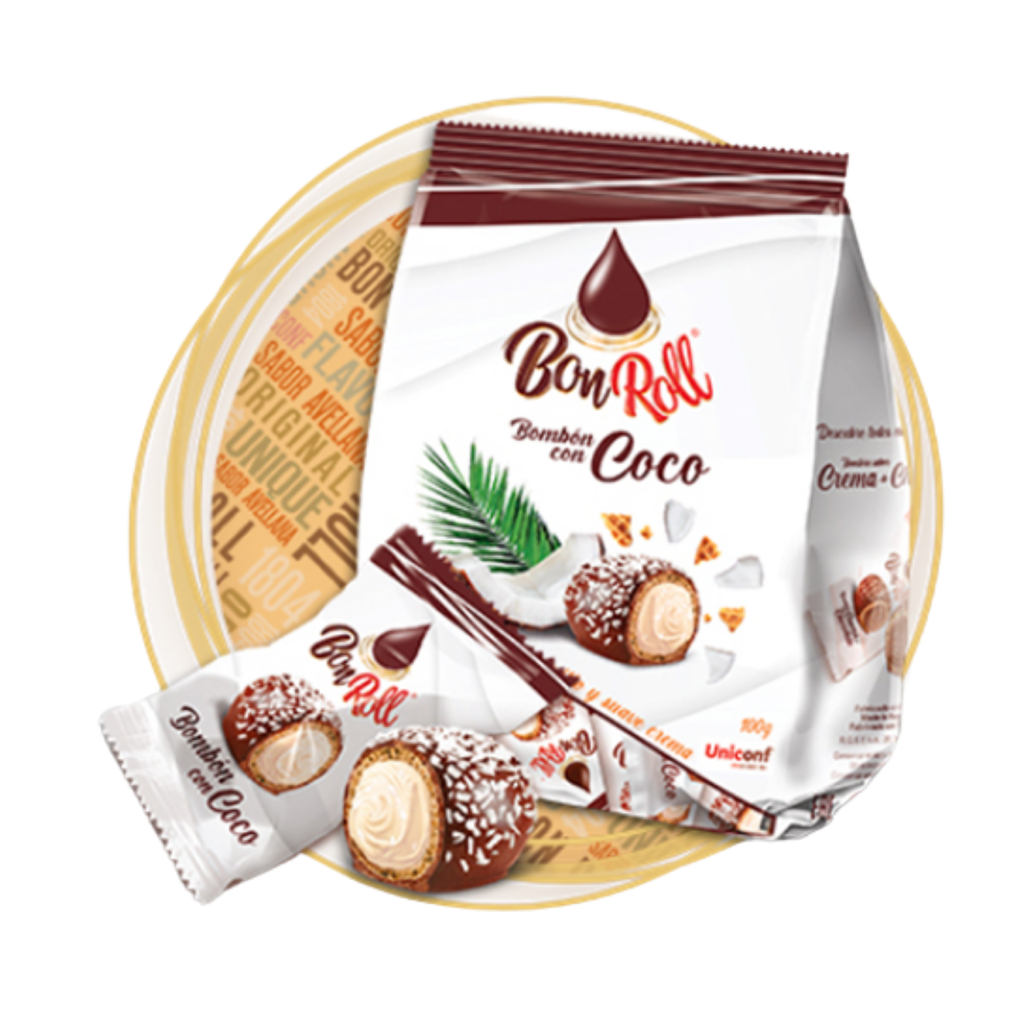 Bon Roll Bombón Coco 100g