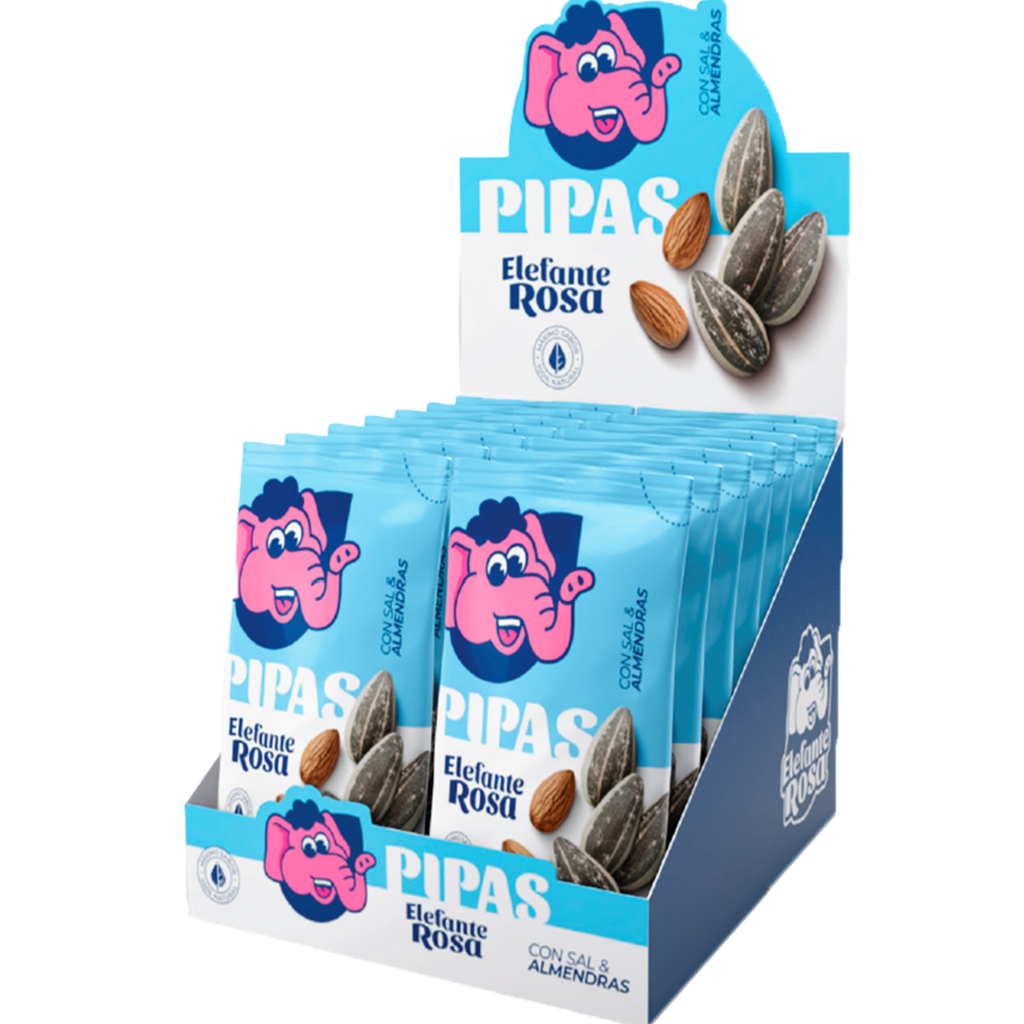 Pipa Elefante Rosa Con Sal Familiar 120g