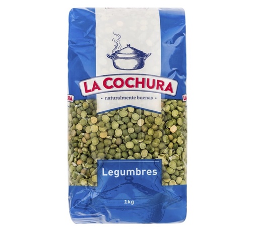 [COH005] Guisante verde partida 1kg La cochura