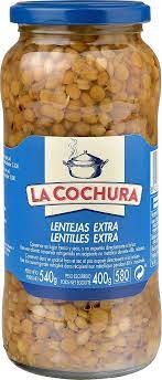[COH007] Lentejas bote 400g La cochura