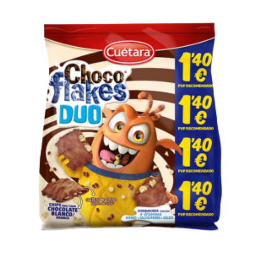 [66073] CHOCO FLAKES DUO 120GR PVP 1,40€