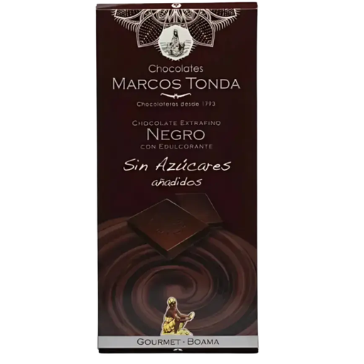 [2007] chocolate Negro sin azúcar gourmet tableta 125g