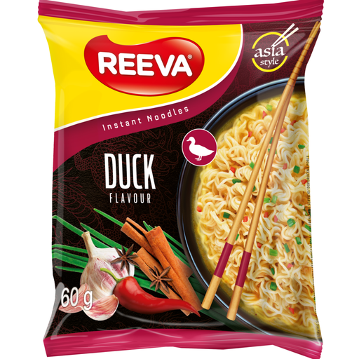 [20013875] Fideos instantáneos con sabor a pato 60 g REEVA